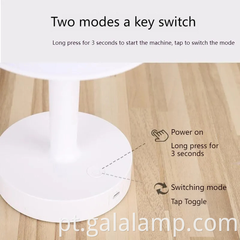 Alto -falante Bluetooth colorido com controle de toque e lâmpada